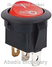 illuminated rocker switch